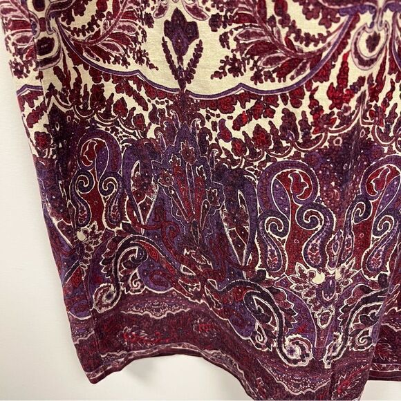 Norton McNaughton Cream and Purple Maxi Skirt - Picture 2 of 7